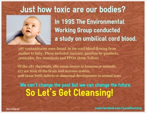 Toxic chemicals in umbilical cords